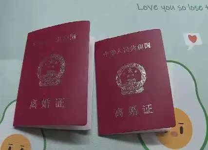 离婚证样本